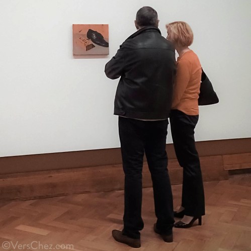 a brick and a shoe - Michaël Borremans